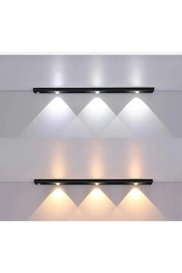 Mutfak Tezgah Altı Dekoratif Şarjlı Led Aydınlatma Armatür 40 Cm Otomatik Harekete